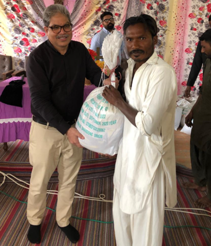 Essential supplies being delivered